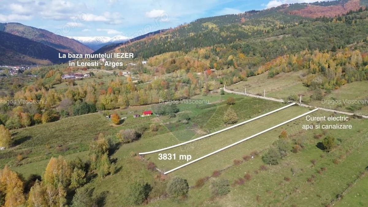 Teren de vanzare in Leresti - ideal pentru casa sau pensiune la munte - 2