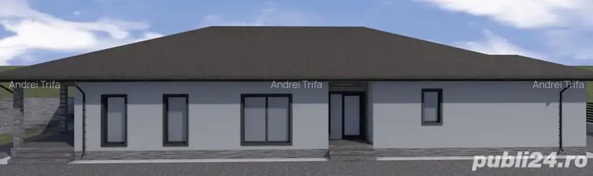 Casa duplex parter Giroc , 445mp teren fiecare jumatate , 114 mp utili - 6
