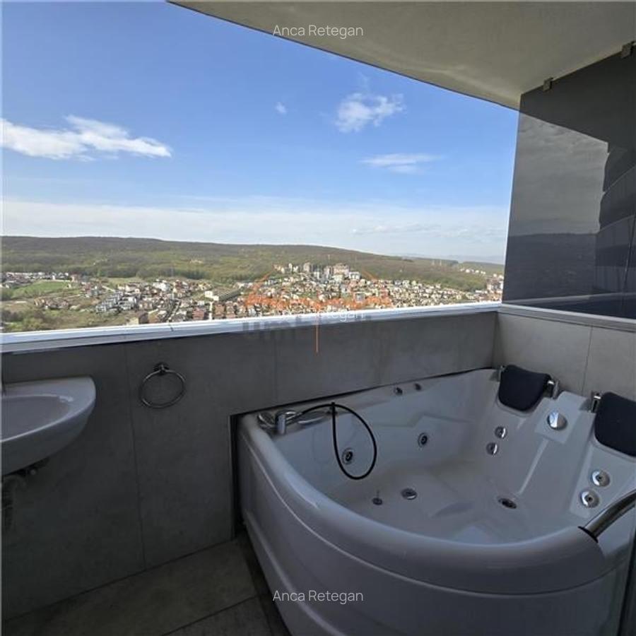 DE INCHIRIAT apartament 2 cam, Wings, parcare, jacuzzi, 900 euro - 17