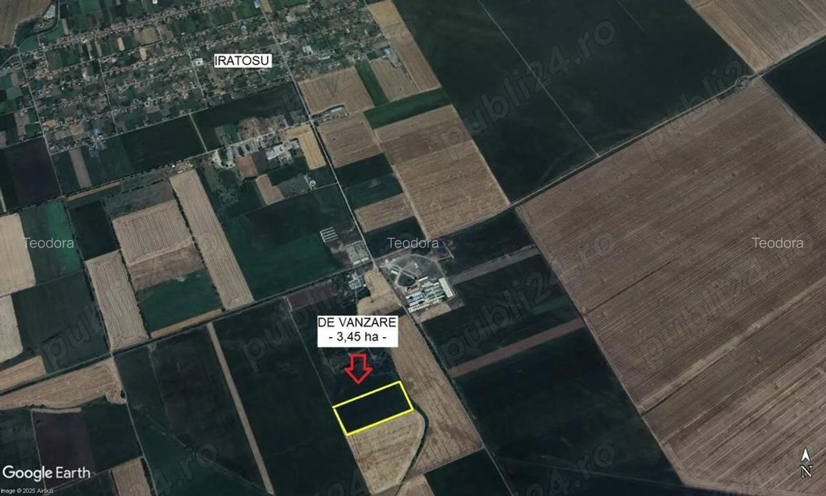 3,45 ha teren arabil la Iratosu - 3