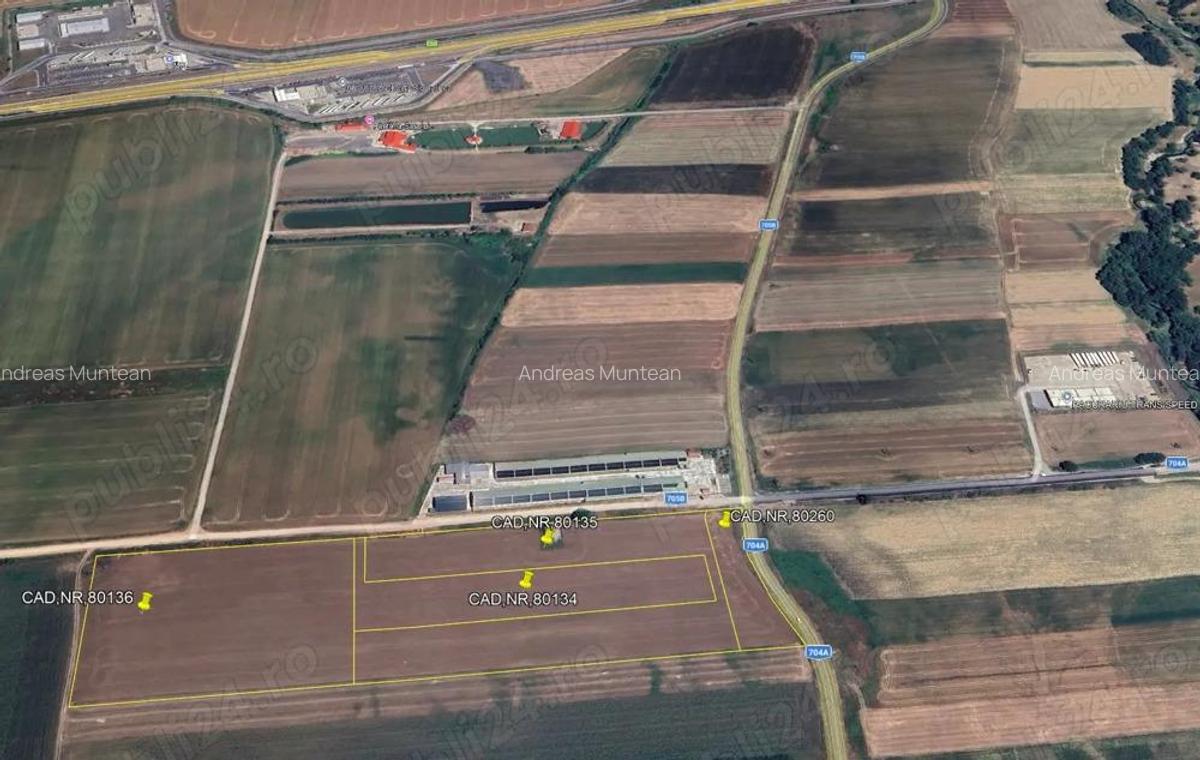Teren Intravilan Pianu de Jos, DJ704A, Jud. Alba, 5,8ha PUZ industrial - 1