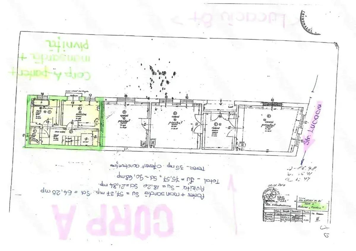 Vanzare teren ?i construc?ie, zona centrala hala traian - 8