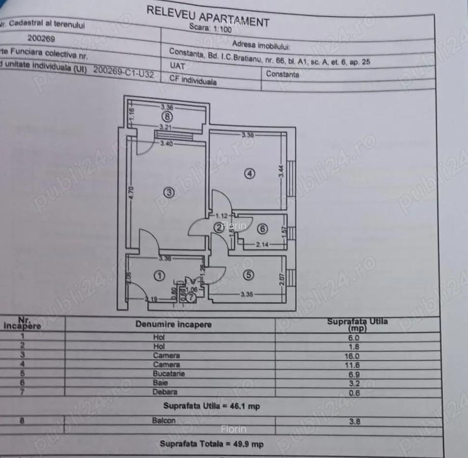 Apartament 2 camere - Constanta - 1 Apartament 2 camere - Constanta - 1