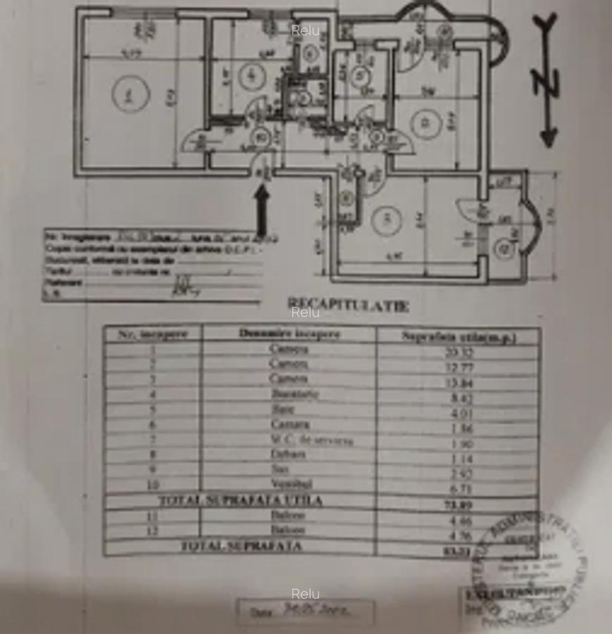 Timpuri Noi metrou Nerva Traian ,et.3/8,DECOMANDAT,Amenajat,2 Balcoane,mobilat - 1
