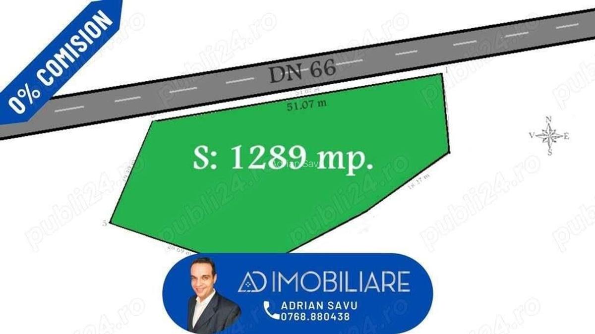 Teren de inchiriat cu deschidere 50 ml , situat in Targu-Jiu - 9