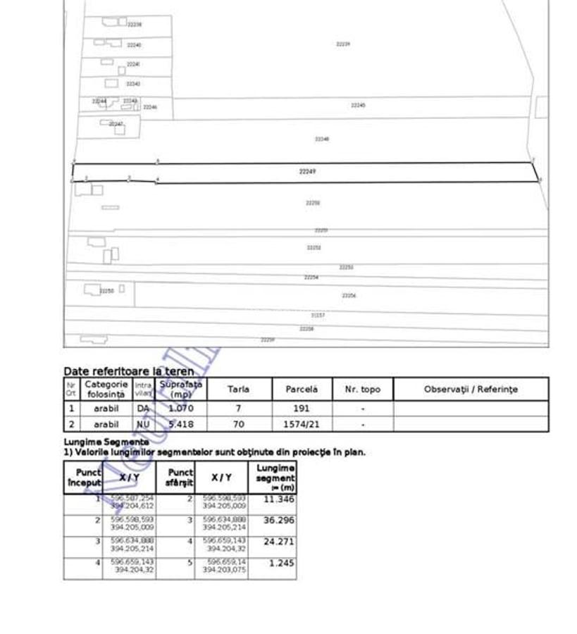 Teren generos, cu suprafața de 1000 mp intravilan și 5000 extravilan, - 2