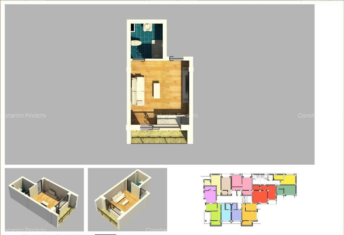 #Bloc Nou - Garsoniera 22 mp utili in Costinesti central - 8