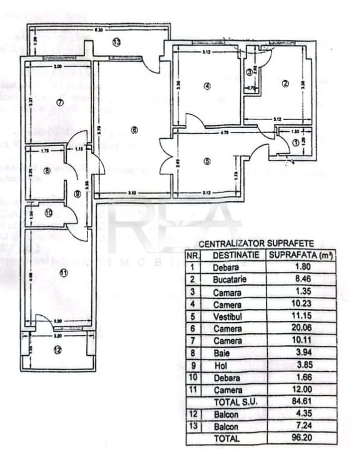 Apartament 4 camere Vitan – 96 mp, 2 balcoane, bloc reabilitat - 11