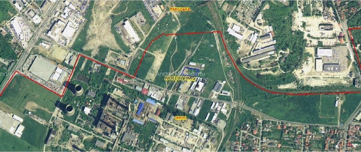 Teren pentru constructie hala | 2700 mp | Chisoda | COMISION 0% - 2