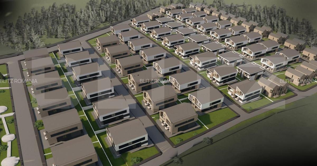 Terenuri cu Autorizatie de Constructie  Duplex - 500- 650  mp / parcela - 2