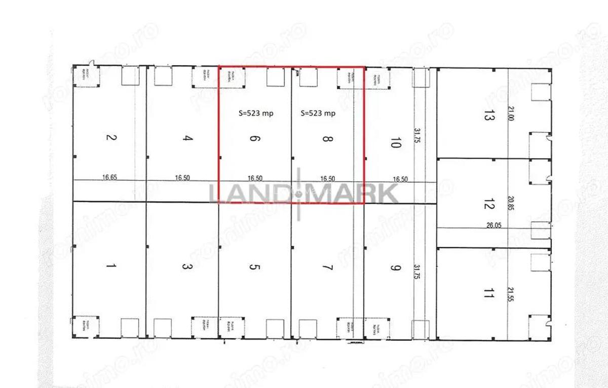 Hala industriala 1100 mp, Timisoara exterior NORD, COMISION 0 - 8