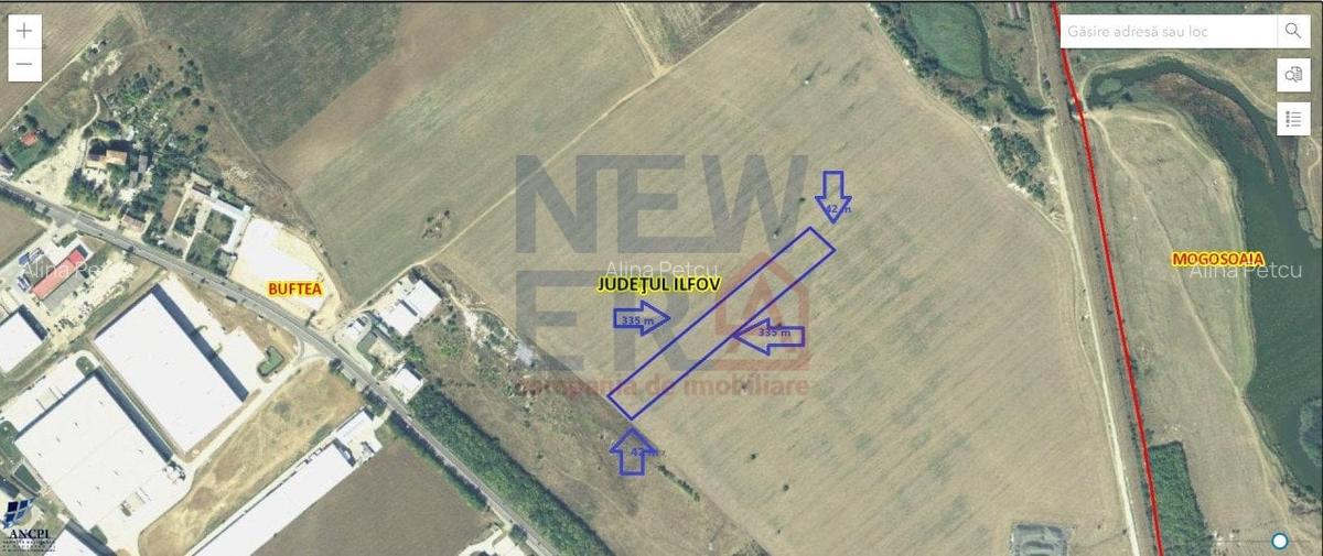 De vanzare Teren industrial 13.999 mp zona Eli Park 4Buftea - 2
