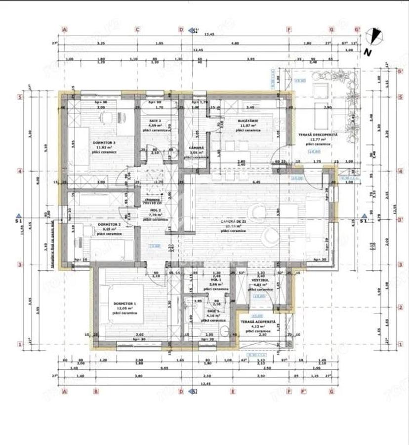 CASA INDIVIDUALA FINISATA LA CHEIE - 4 CAMERE - 128 MP - ZONA ORIZONT - 2