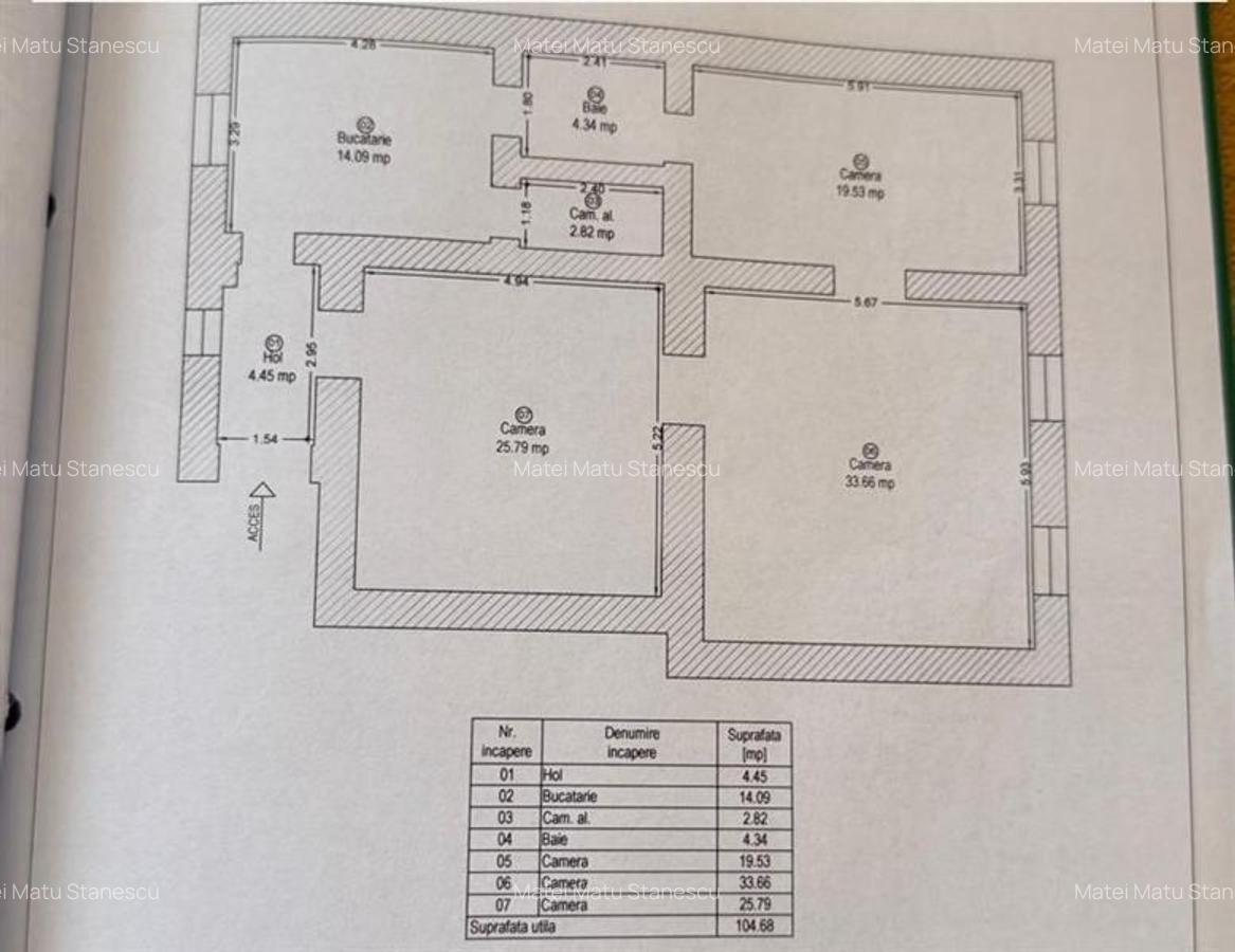 Apartament cu 3 camere decomandat în Ultracentral - 9