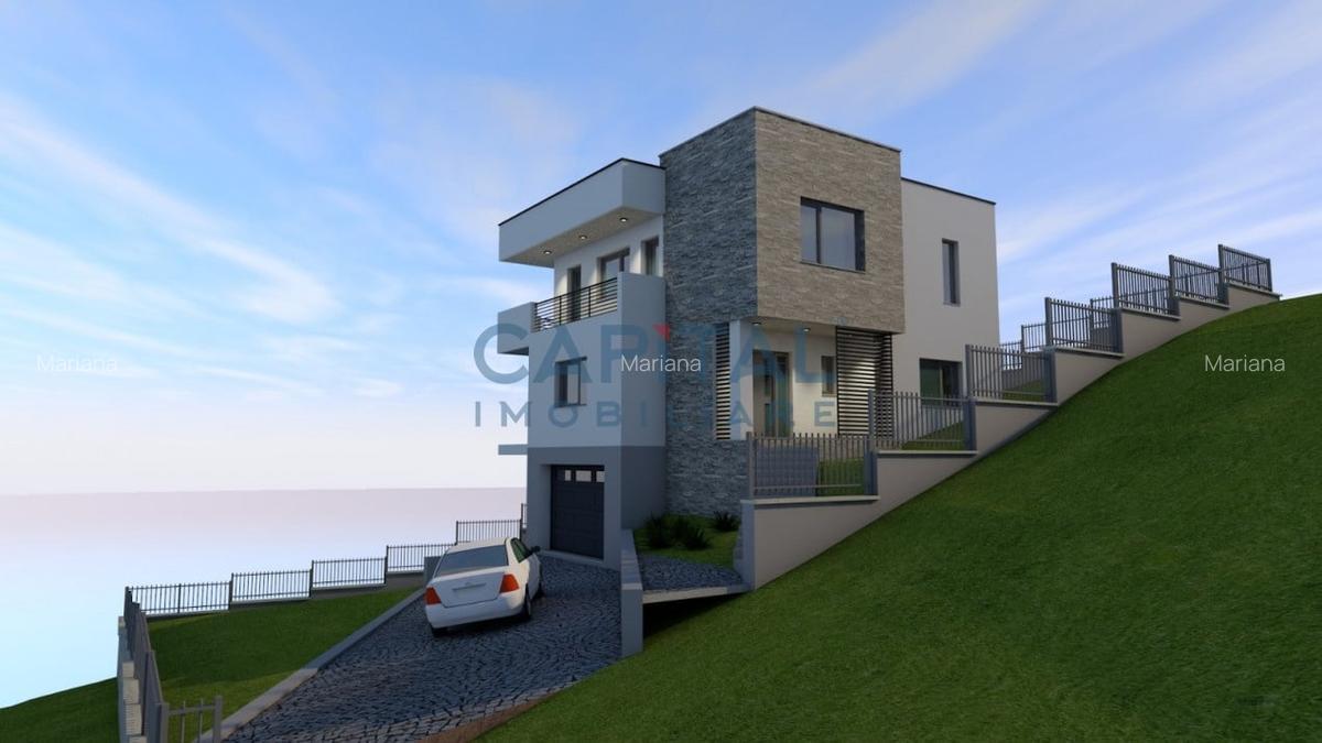 Vila superba, 5 cam, D+P+E, garaj, panorama frumoasa! - 15