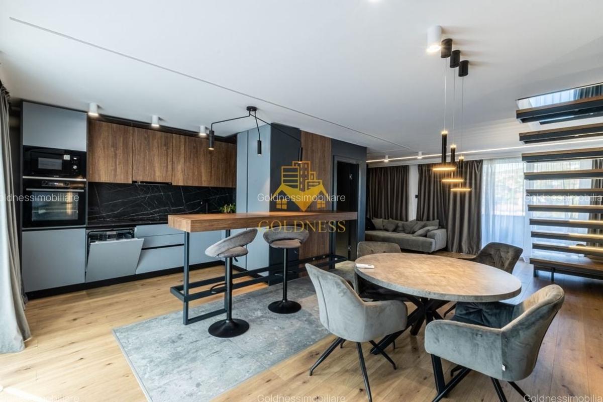 Penthouse mobilat lux, parcare, AC, bloc nou, Semicentral, zona Horea - 4