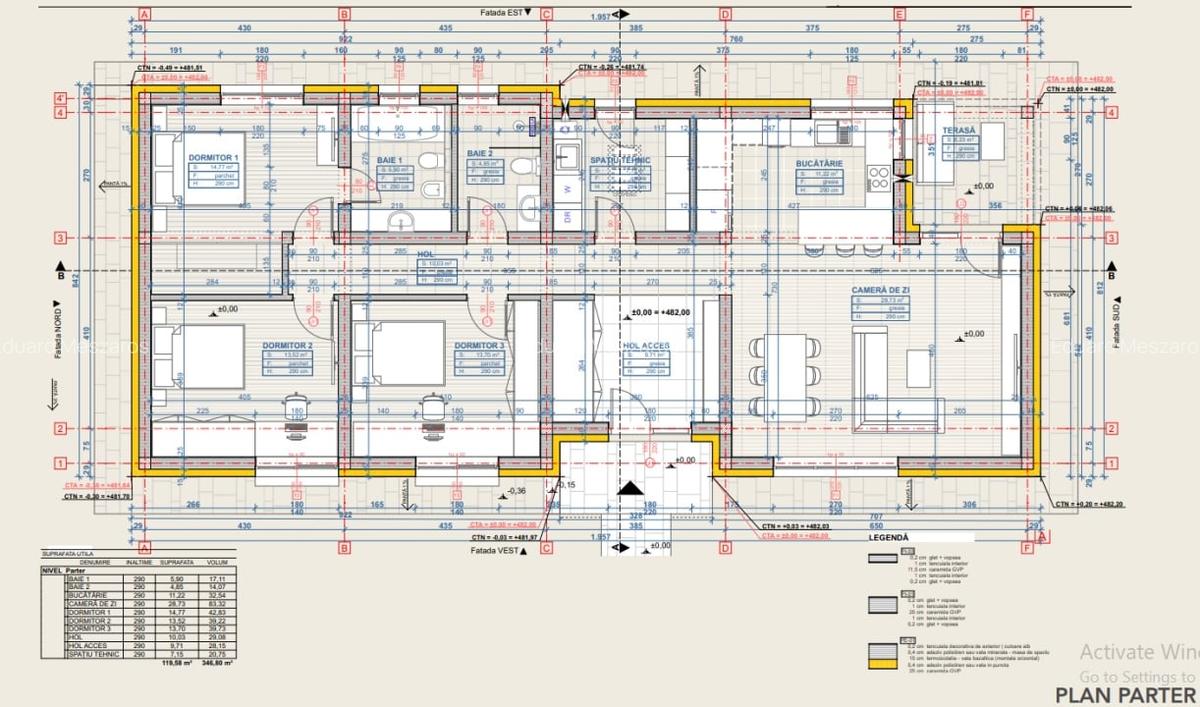 Oportunitate! Teren cu proiect autorizat casa individuala - Chinteni - 4