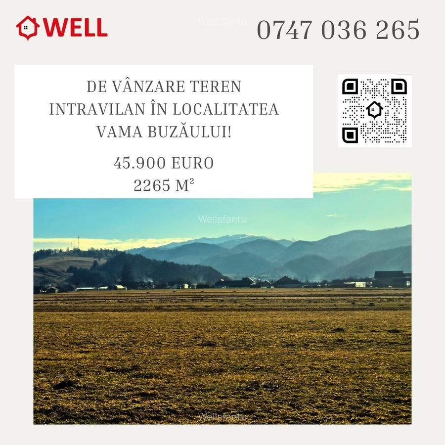 De vânzare teren intravilan în localitatea Vama Buzăului! - 1