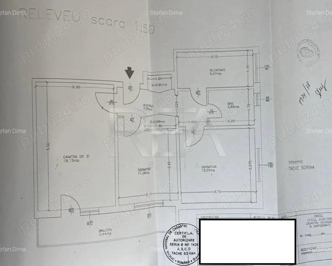 Apartament 3 Camere , Decomandat , Centrala Proprie - 1