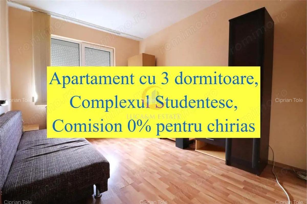 Apartament 3 dormitoare, Complexul Studentesc - 1