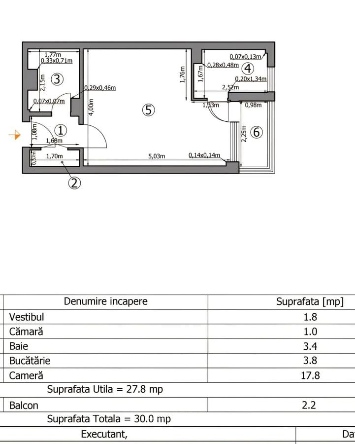 TITAN - Ocazie: Metrou Costin Georgian (5 min) | Etaj 1/10 | Bloc 1977, Libera! - 6