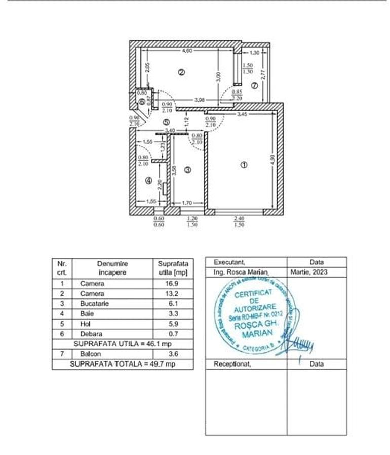 Apartament 2 camere Decomandat Str. Covasna - Berceni - 5