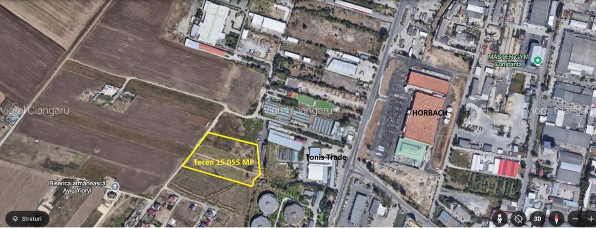 Teren de vanzare in spate la Tonis Trade pe varianta Constanta - 1 Teren de vanzare in spate la Tonis Trade pe varianta Constanta - 1