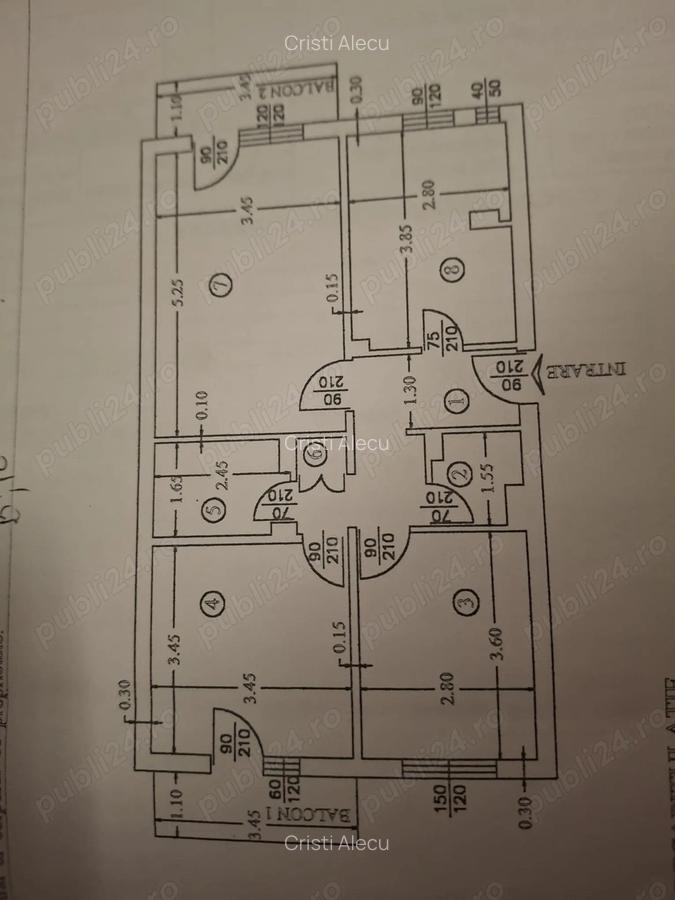 Pitesti, apartament 3 camere, decomandat - 8