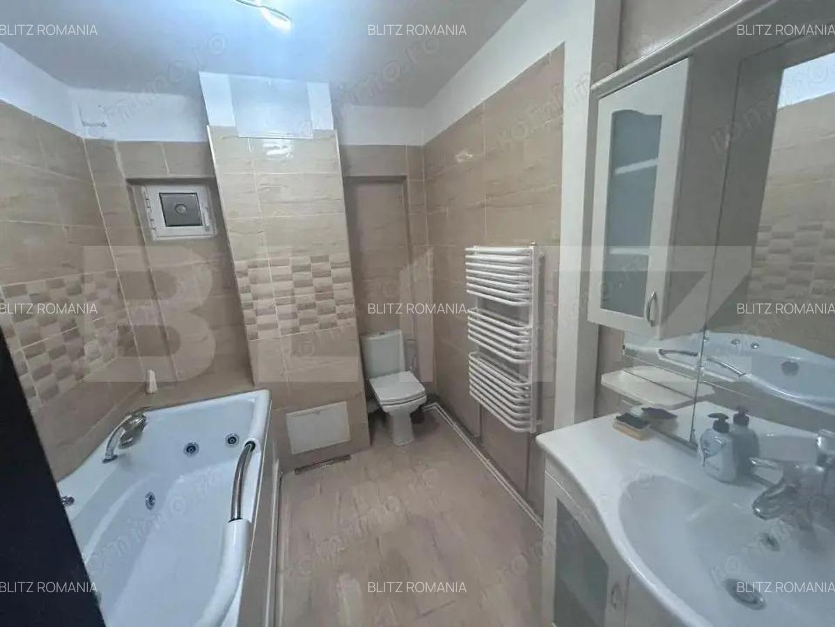 Apartament cu 2 camere, decomandat, centrala si AC, parter, cartier 1 Mai - 8