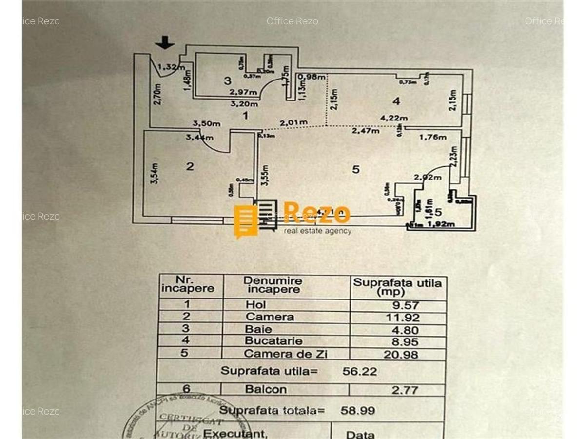 13 SEPTEMBRIE, DORNEASCA, 59 MP ETAJ 3/4 CENTRALA PROPRIE, BLOC 2016, LIFT - 14