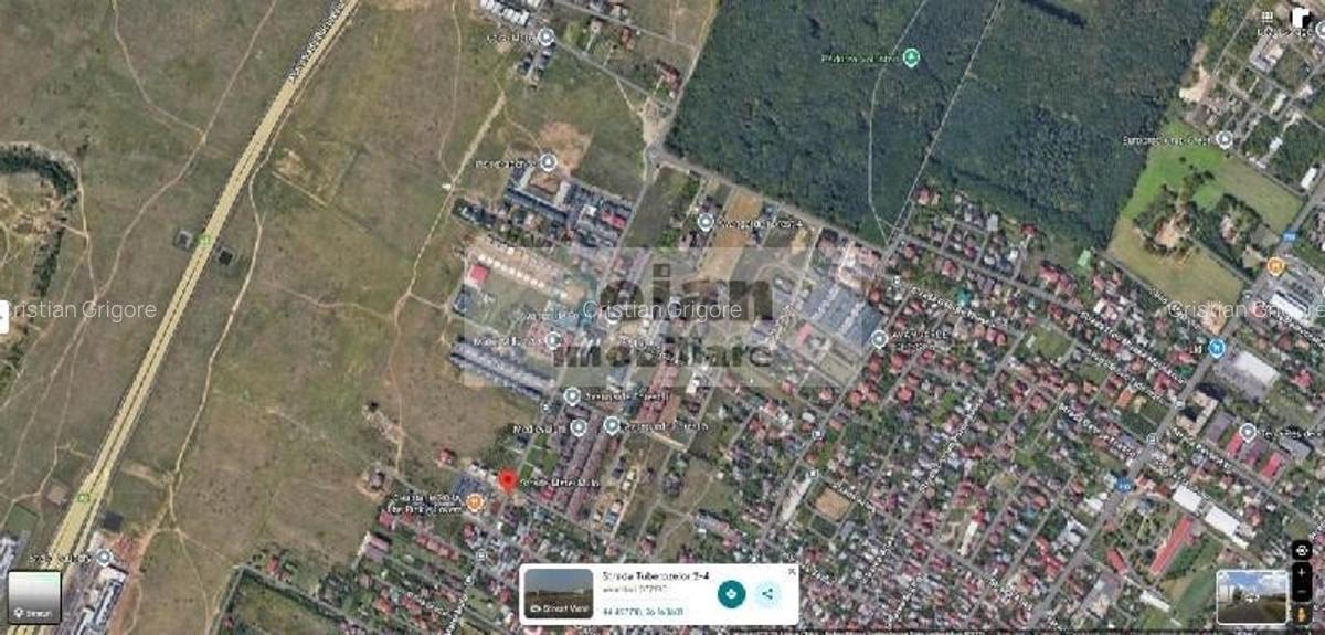 Voluntari - Matei Millo Central teren 460 mp, d-17, curent, apa - 2