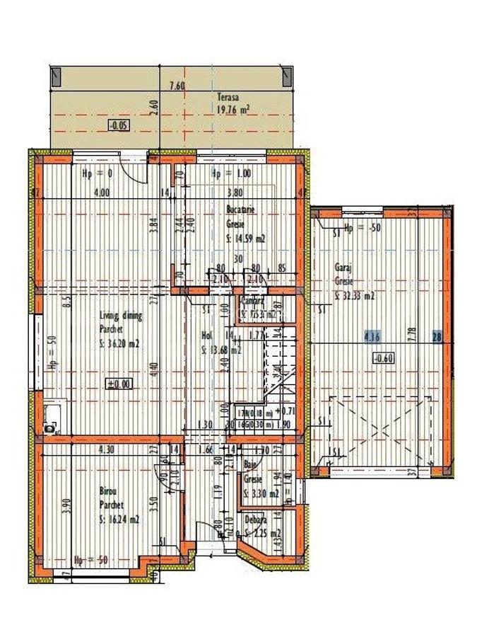 Casa individuala, 170 mp utili, garaj, 770 mp teren, Feleacu - 10