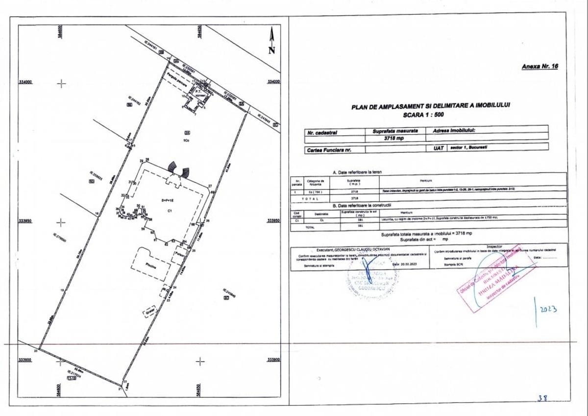 Vila exclusivista in Baneasa – teren 3.718 mp, suprafata desfasurata 1.750 mp - 90
