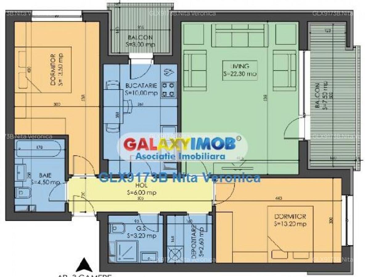 Apt 3 camere LUX in complex rezidential din Buc.,Prel.Ghence - 3