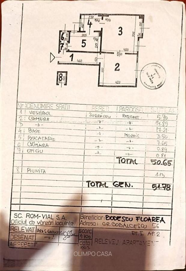 Apartament cu 2 camere semidecomandat în Cișmigiu - 2