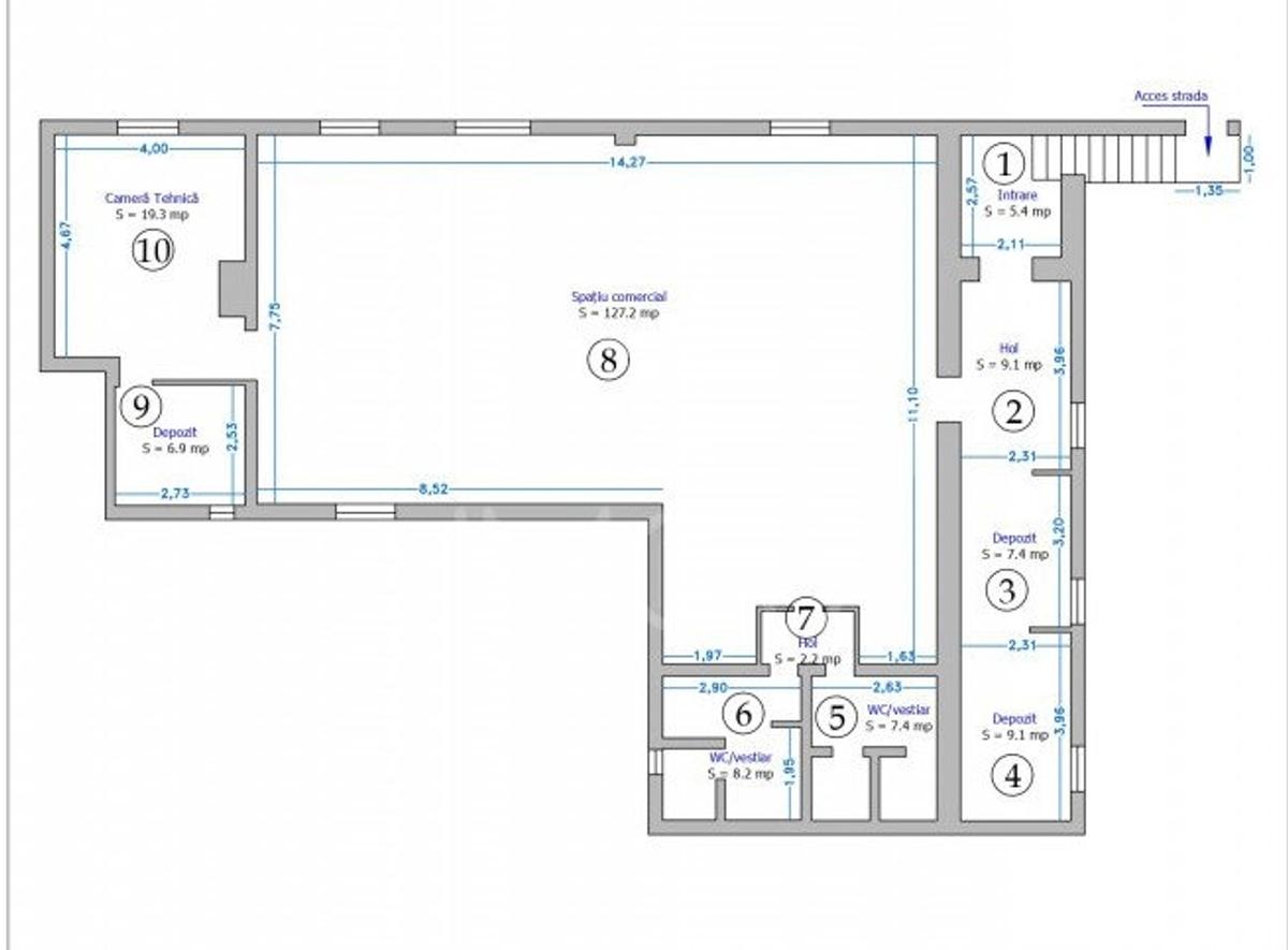 Spatiu comercial de inchiriat, Str. Rahovei - 2