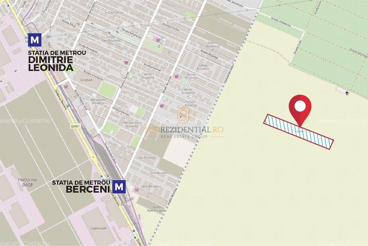 Lot de teren, Popesti-Leordeni, metrou Berceni, ideal investitie - 2