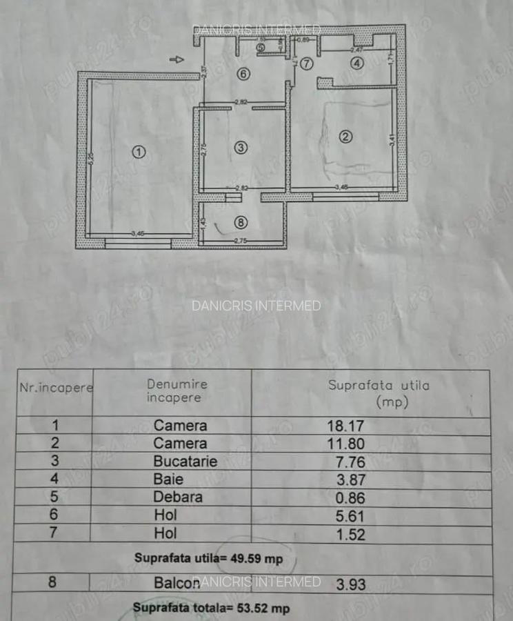 Apartament 2 camere de vanzare Faleza Nord | Vedere la mare - 5