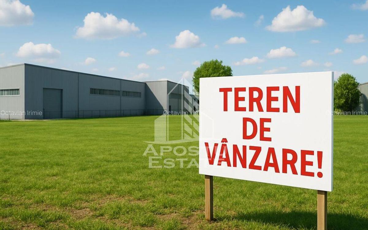 Teren 1760 mp, zona industriala, DN6, Timisoara- Becicher... - 1