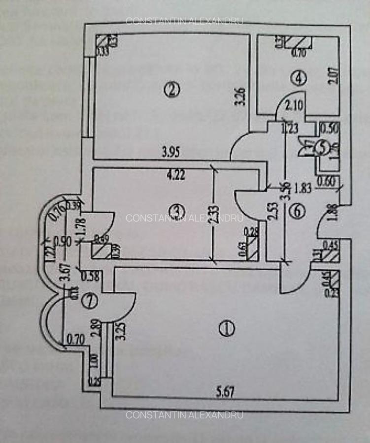 Apartament cu 2 camere in I. C. Frimu - 1