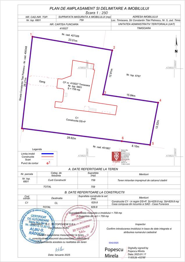 INVESTIȚIE  zona istorică Piața Traian - casa individuală, 630 mp construit - 5