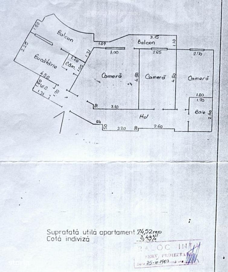 Apartament de vanzare, 3 camere si 2 bai, zona Gara - Mc Donalds, Iasi - 10