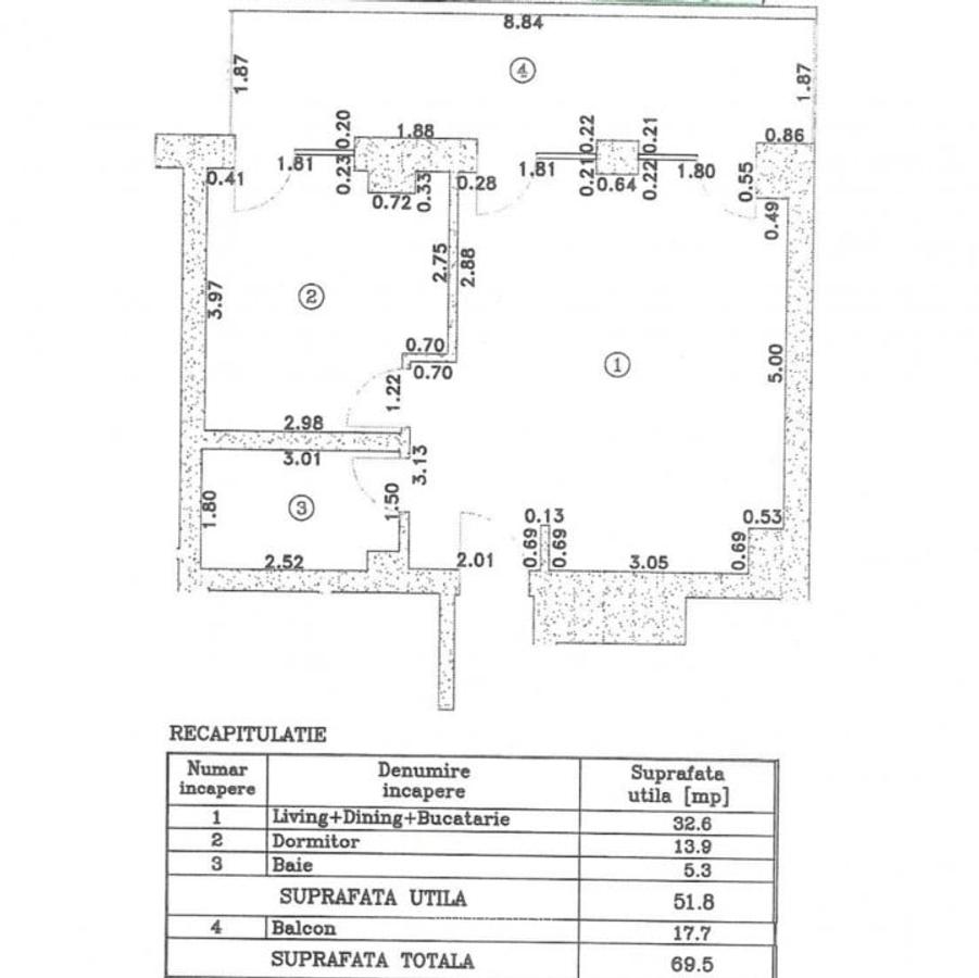 Apartament cu 2 camere decomandat în Iancu Nicolae - 18