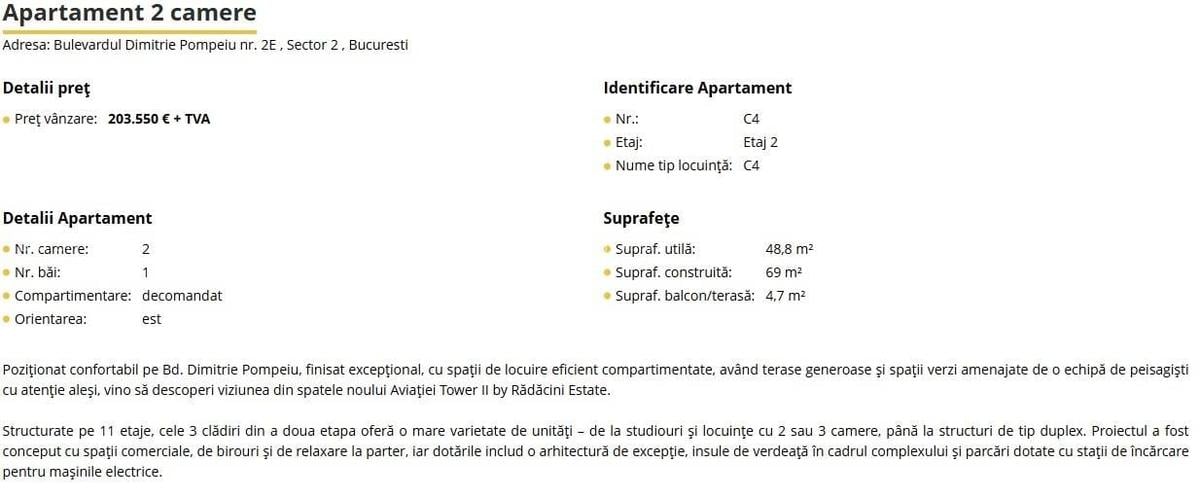 0% Comision - Apartament 2 camere - Aviatiei Tower, faza II - 11