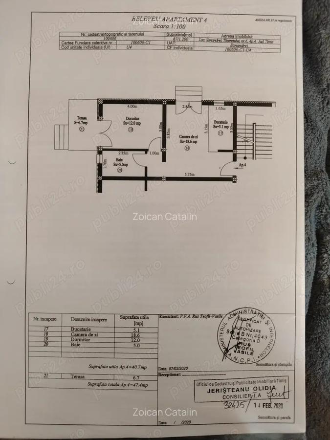 Apartament cu gradina de vanzare in Sanandrei - 7