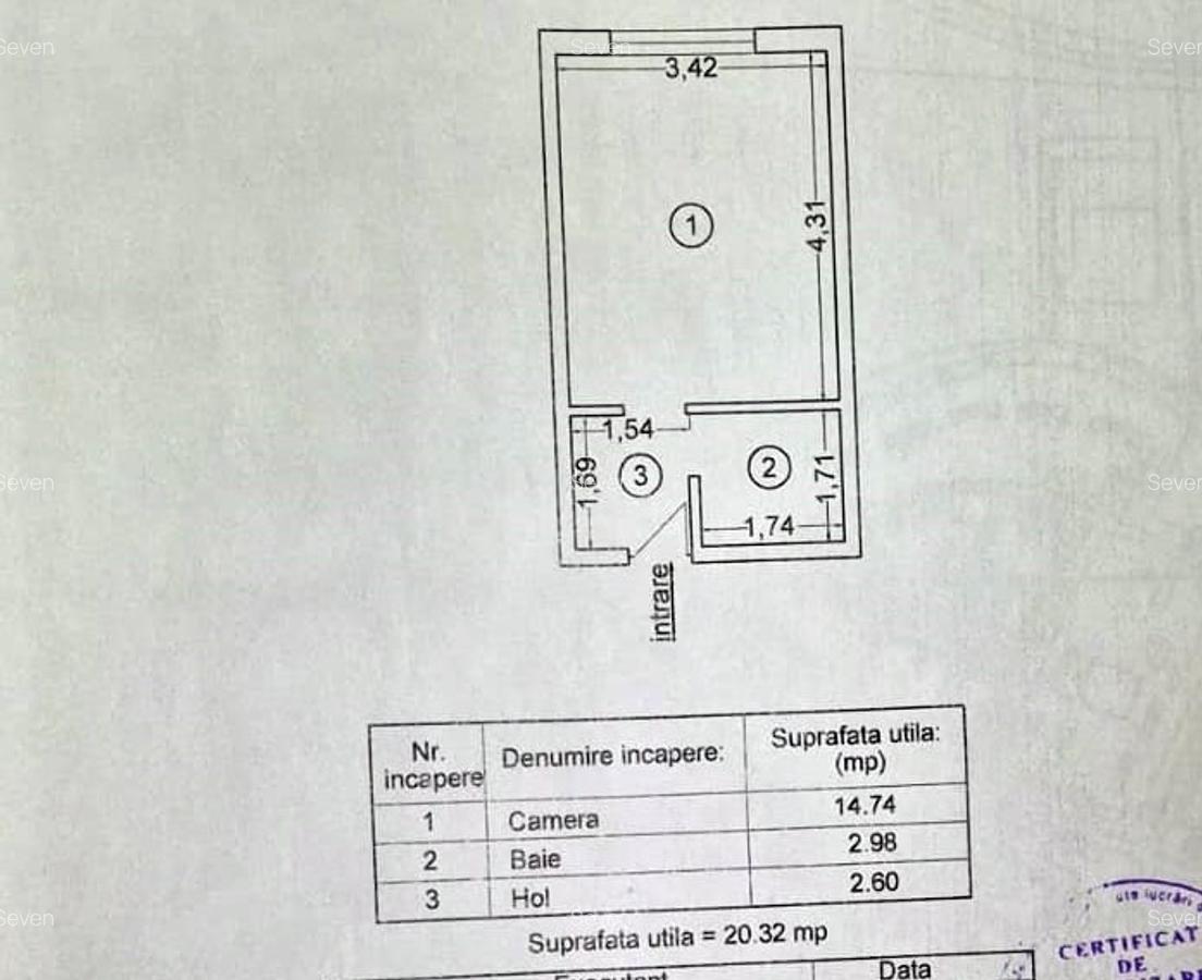 Garsoniera 21 mp -  Navodari - 30.000 euro (Cod E2) - 15