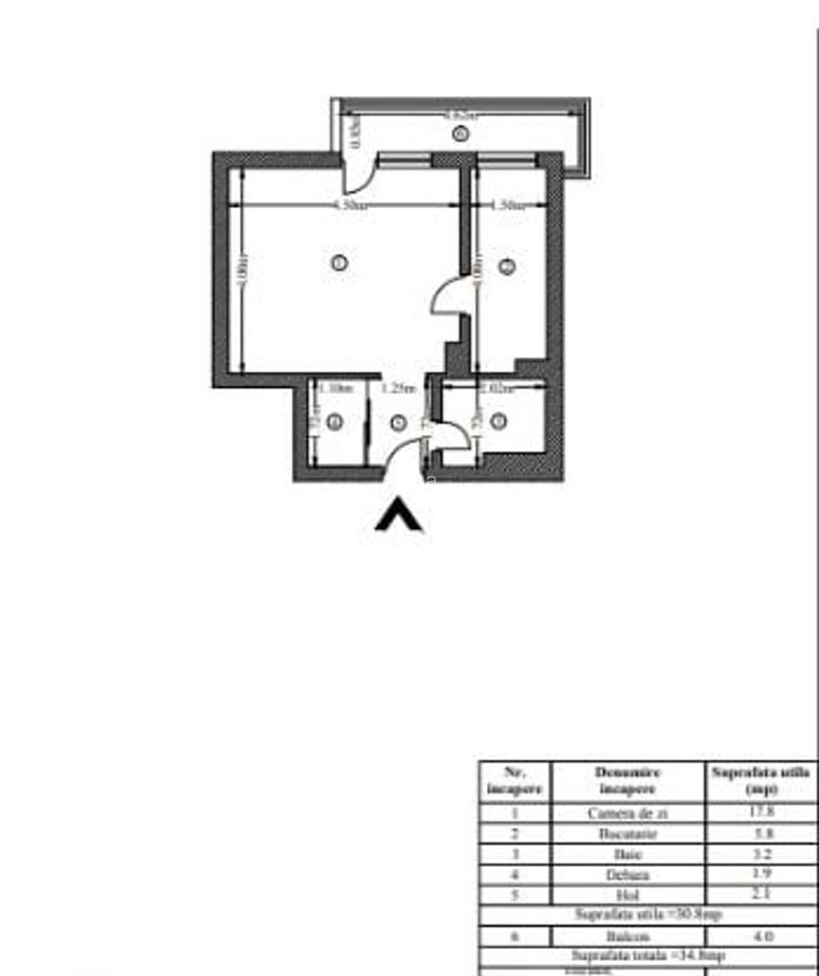 Titan,P-ta Minis,bl.MIXT reabilitat, parter +BALCON mobilata,utilata,renovata. - 12