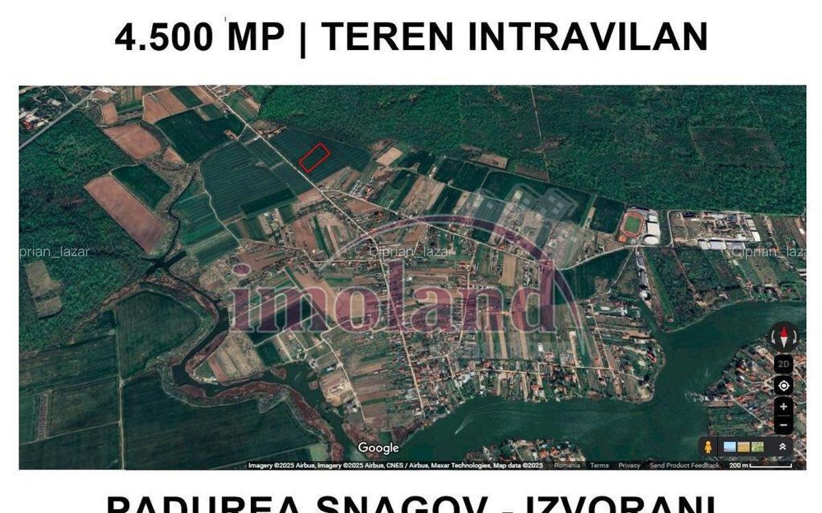 Teren intravilan - 4500 mp - Izvorani - Padurea Snagov - 1