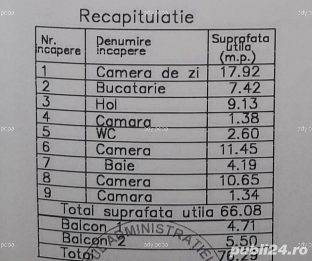 Vand apartament cu 3 camere - 3 Vand apartament cu 3 camere - 3