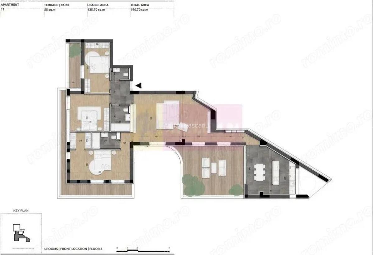 Licurg Armeneasca Penthouse | 136 mp + terasa de 55mp - 10
